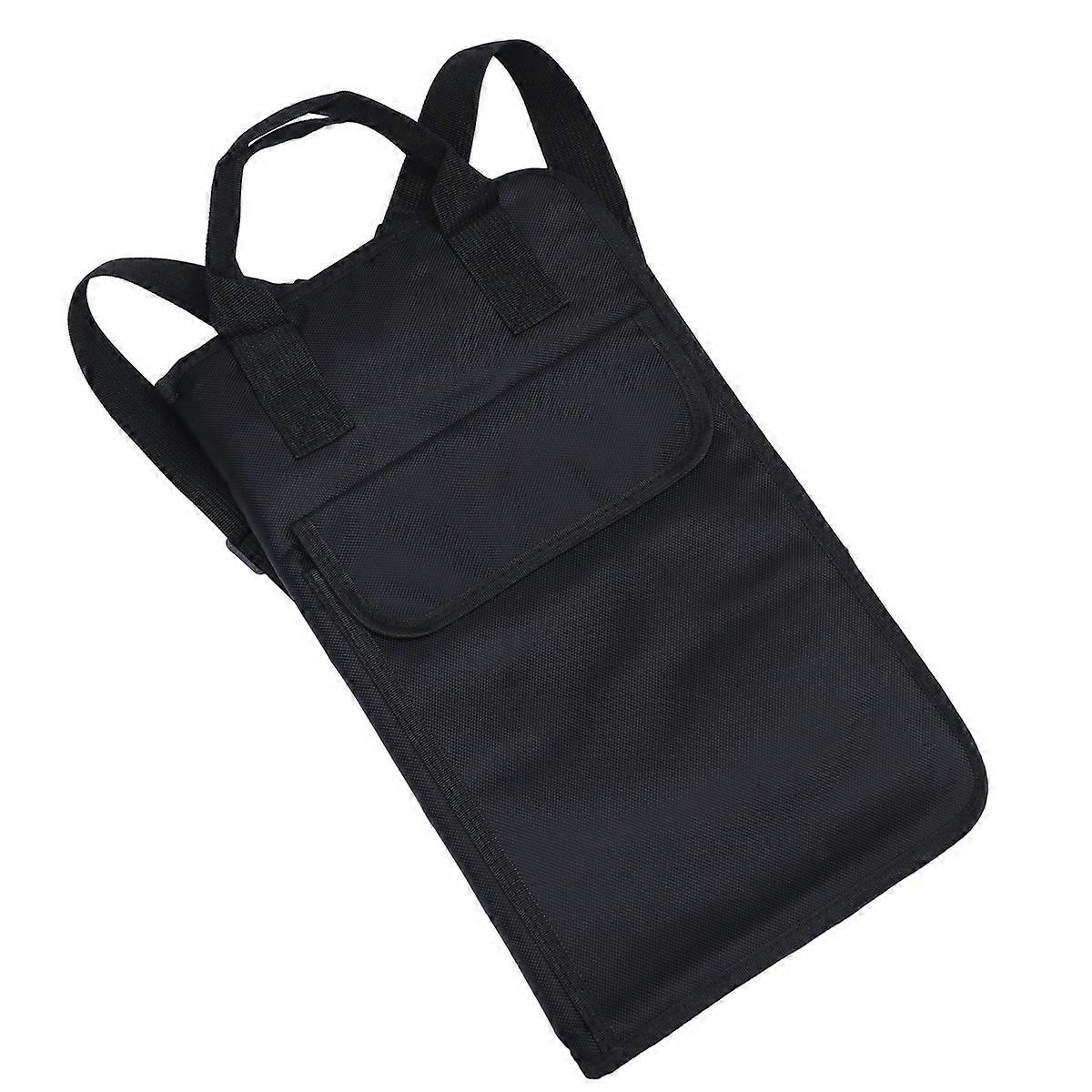 Drumstick Bag Comfortable Black Backpack for Drumsticks Accessories, Durable Holder Case for Young Drummers, School and Travel Use
