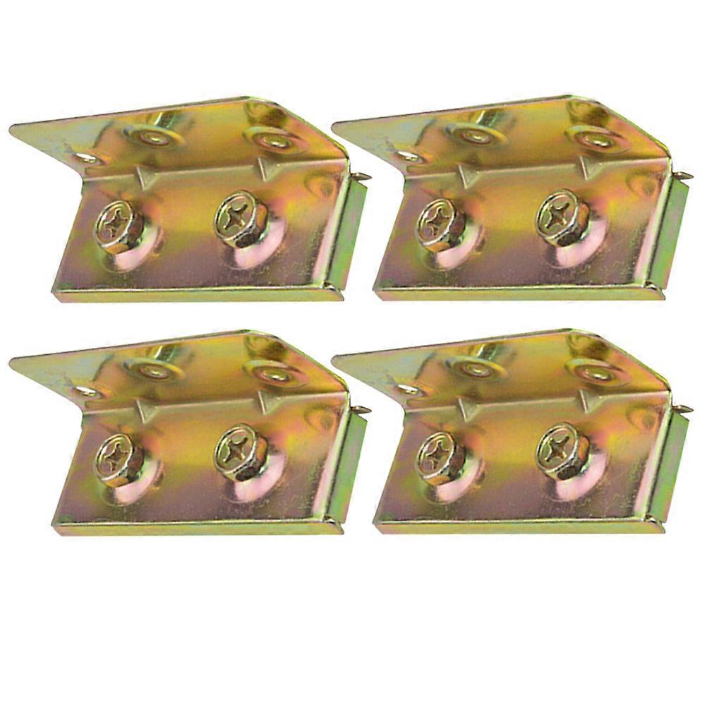 Bed Hardware Kit Iron Hinge Thickened Bed Screw Hinge Bed Assembly 8.2X3CM