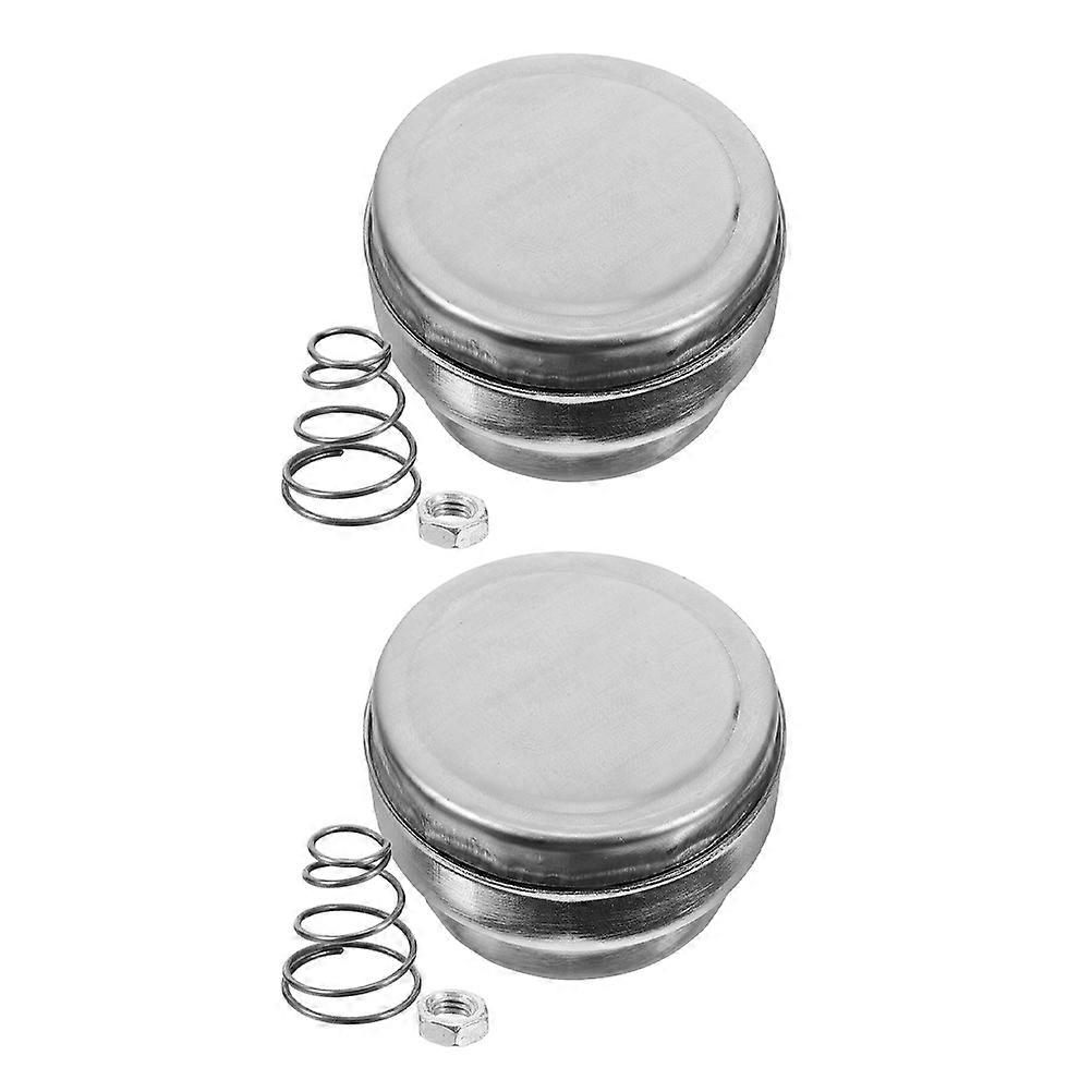 Pâtes Accessoires Outils Pâte Maker Bouton Débutant Convivial Pour les utilisateurs à domicile Opération facile Argent 4.50X4.50X2.50CM 2Pcs