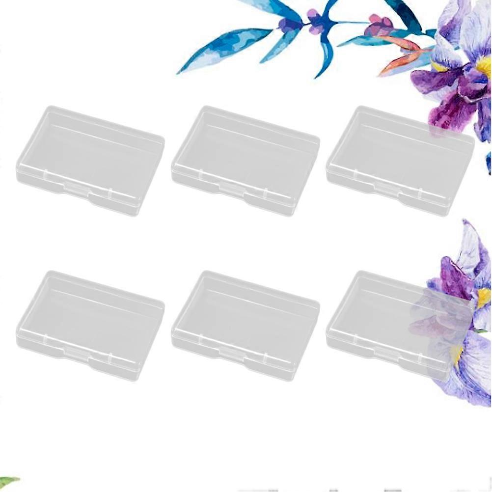Organizing Containers Mini Rectangular Storage Box General Users 6Pcs
