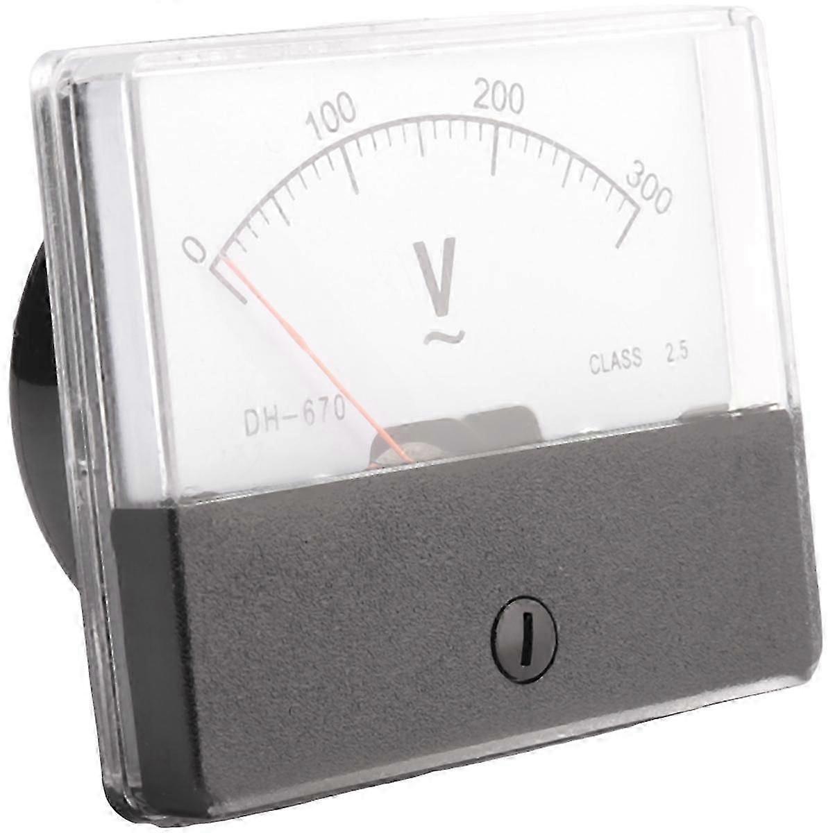 Rechteck AC 0-300 V Messgerät Analog Spannung Panel Meter Voltmeter DH670
