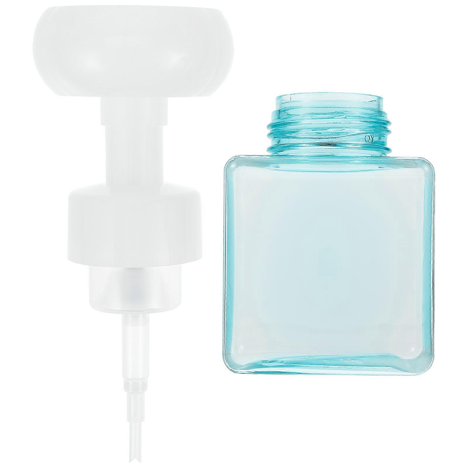 Cosmetics Foaming Bottle Empty Bottle Travel Soap Container 250ml Blue Leak-Proof 1Pack