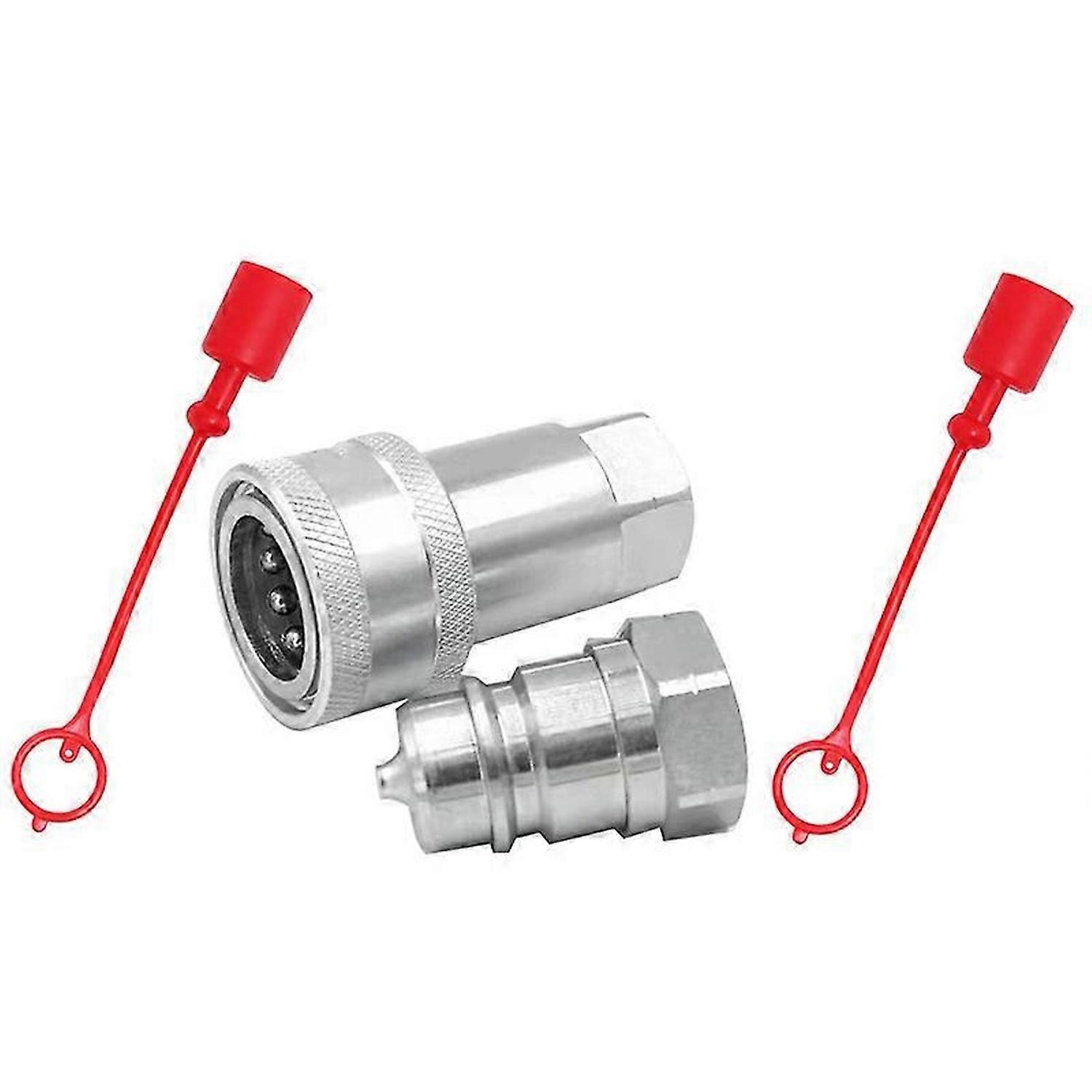 Quick Release Fitting ISO7241-A NPT Hydraulic Coupling Connector 1/2Inch Quick Change Interface