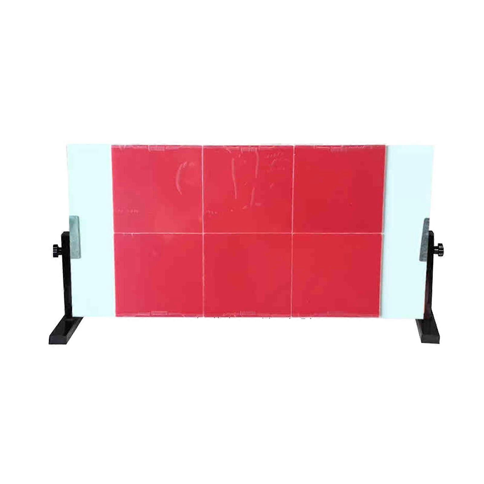 Table Tennis Rebound Board, Table Tennis Sparring Trainer for Worktop, 360° Adjustable Angle, for Home Gym, Indoor and Outdoor Use 66x33cm