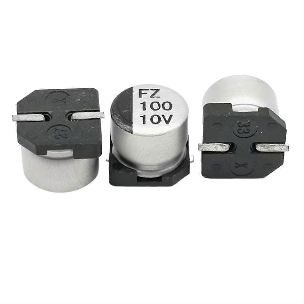 SMD Electrolytic Capacitor 100 Stück 100µF 10V 6.3mm x 5.4mm Low Impedance for Power Router Applications