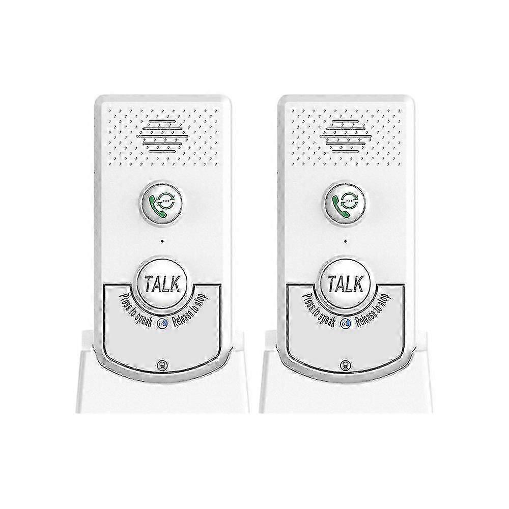 2 Pack Intercoms Wireless for Home Voice Bidirectional Caller Home Ultra Long Distance Portable