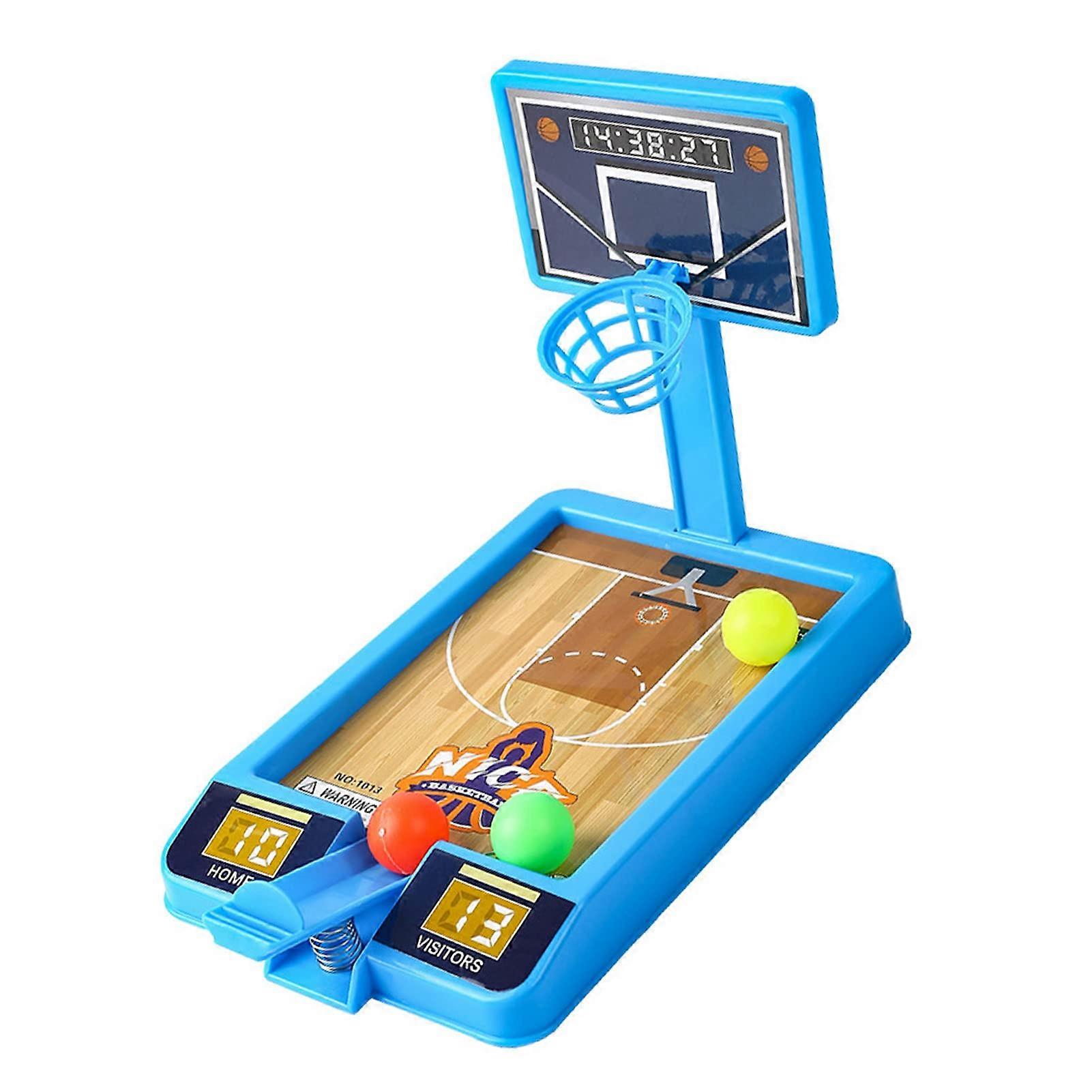 Table Basketball Game, Interactive Learning Table Basketball Ball, Bright Colour, Safe, Endless Mini Fun for Indoors, for Boys and Girls