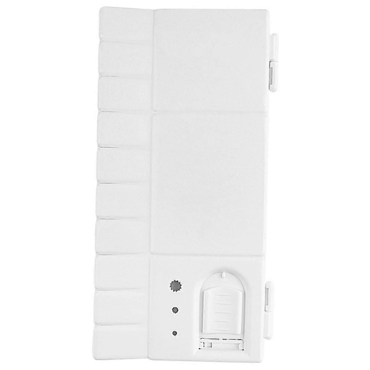 Plastic Painting Box Watercolour Set Folding Palette Box with Mixing Compartments White Paint Rack