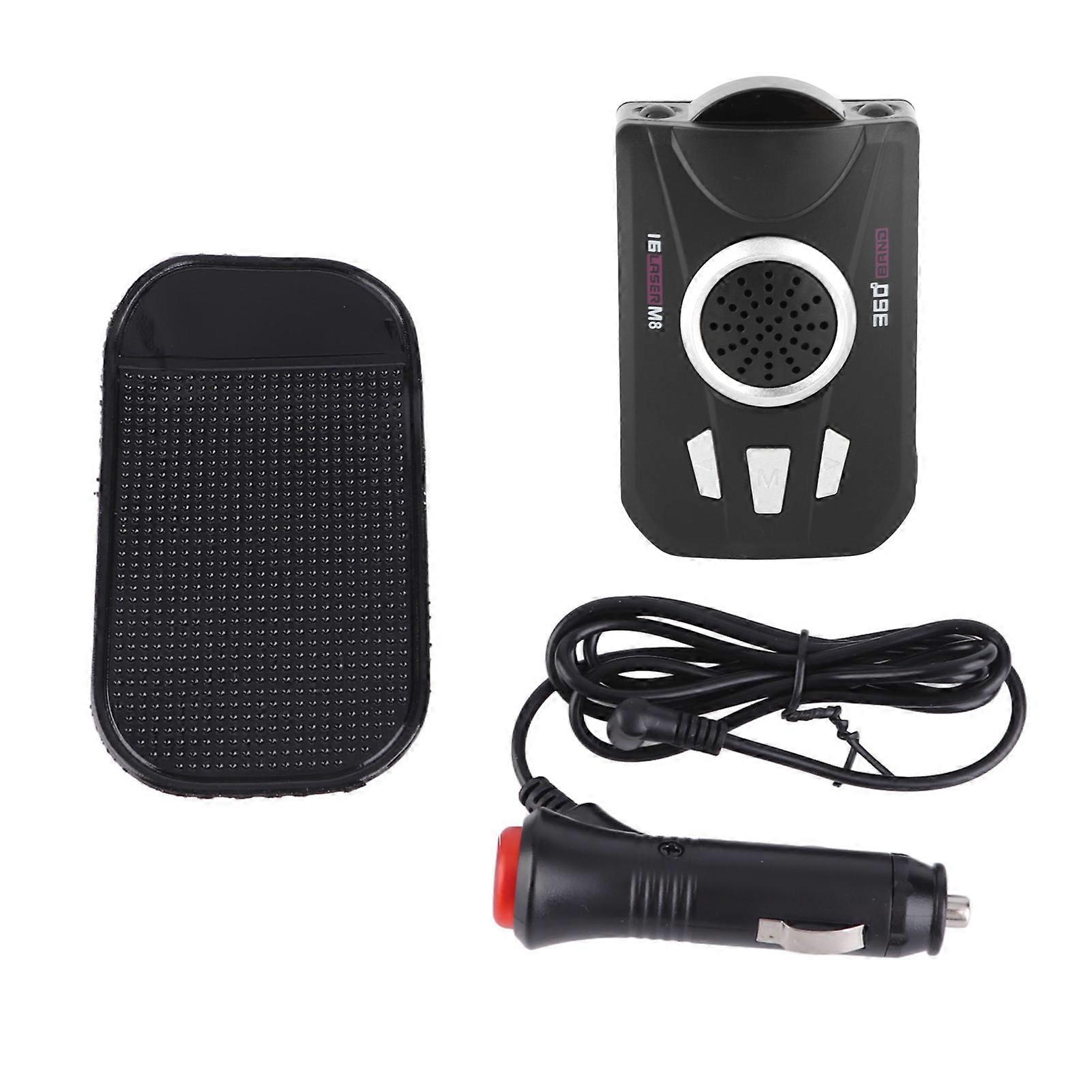 Car Radar Detector Real Time Voice Alert IVT Filter Ultra Long Range Speed Testing System Speedometer for Accurate Speed Monitoring