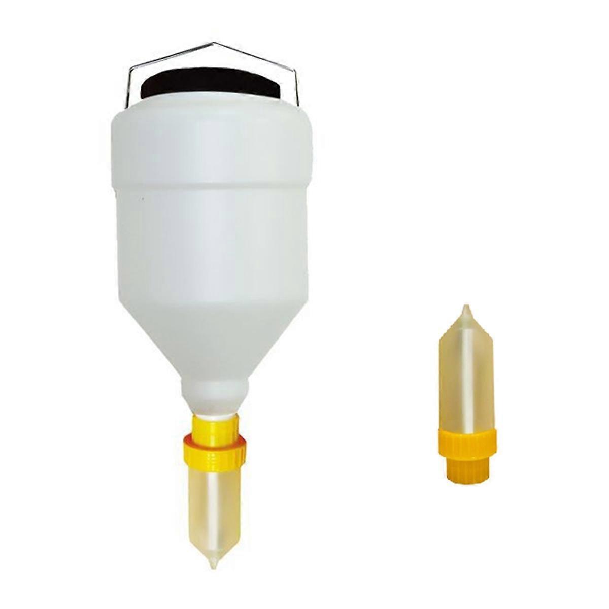 5.5L Sauce Bottle&Dispenser Nozzles Large Diameter Sauce Squeeze Bottle Hanging Condiment Squeeze Bo