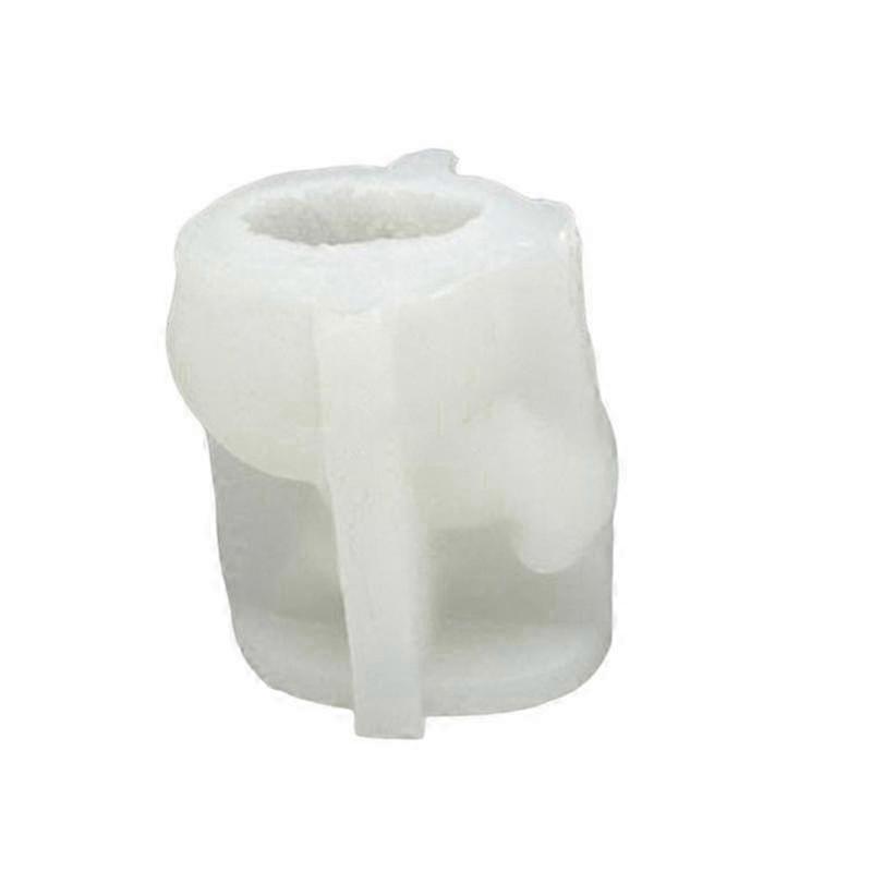 2Pcs Bunny Egg Shape Silicone Candle Mold for DIY Aromatherapy Soap Home Festiva