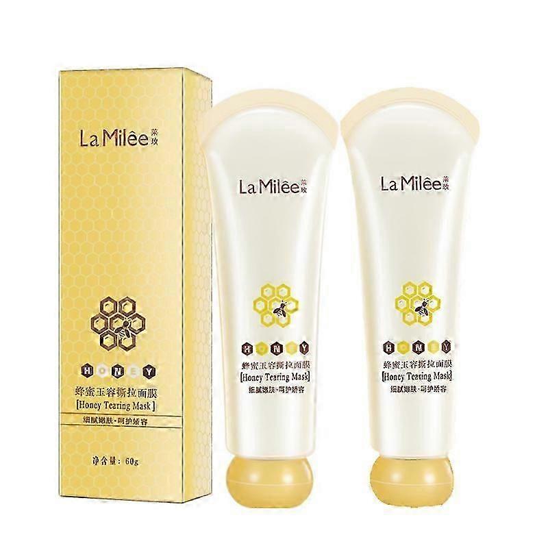 LA MILEEティアオフハニーマスクにきび角質除去クレンジングスキンハイドレーションマスク60g