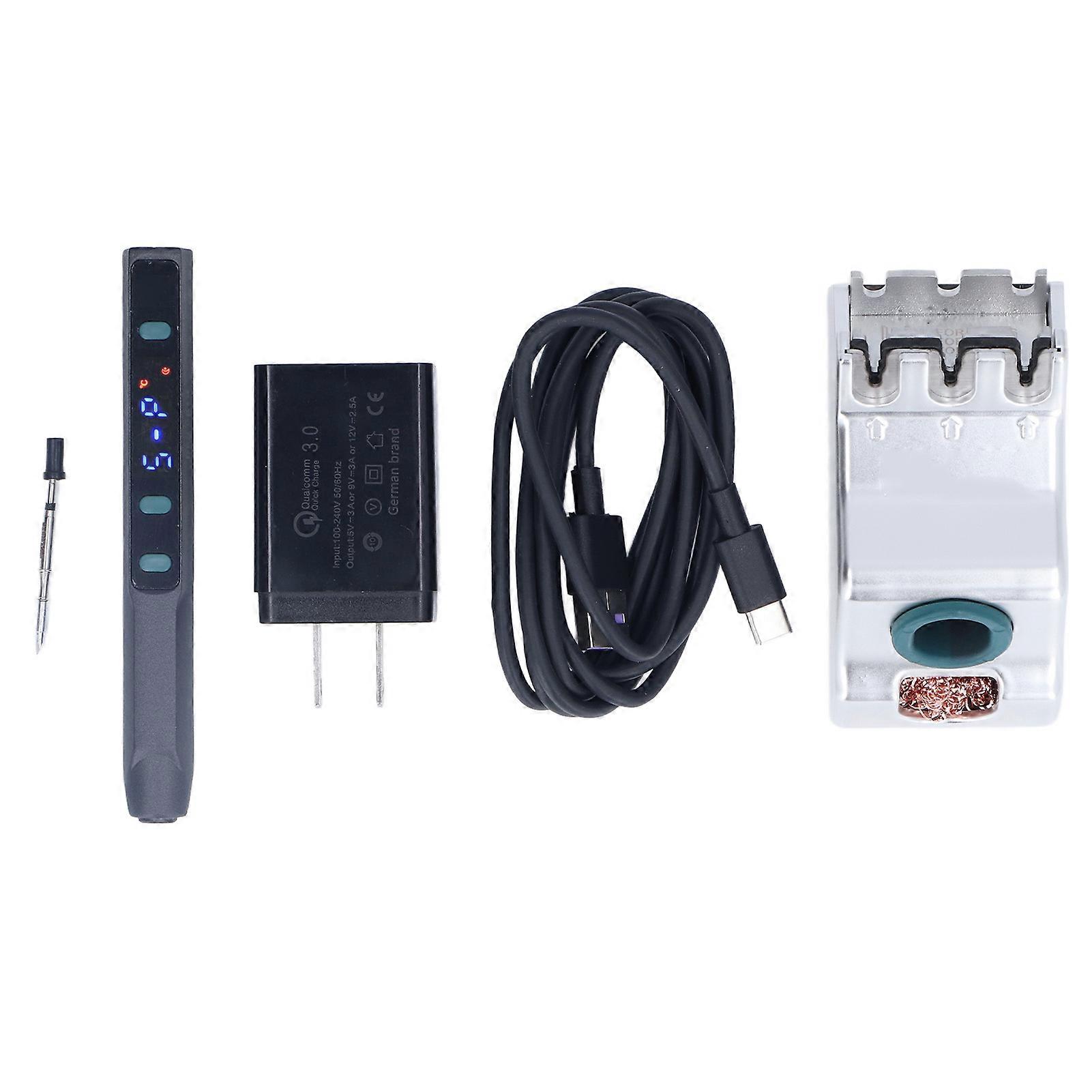 Electric Soldering Iron Set Nano CNC Portable USB Adjustable Non Static 68TH