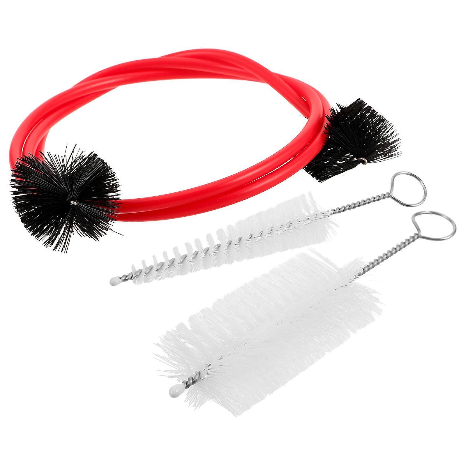1 Set Trumpet Cleaning Kit Includes Mouthpiece Cleaner Tube Brush Instrument Cleaner Sax and Trombone Brushes