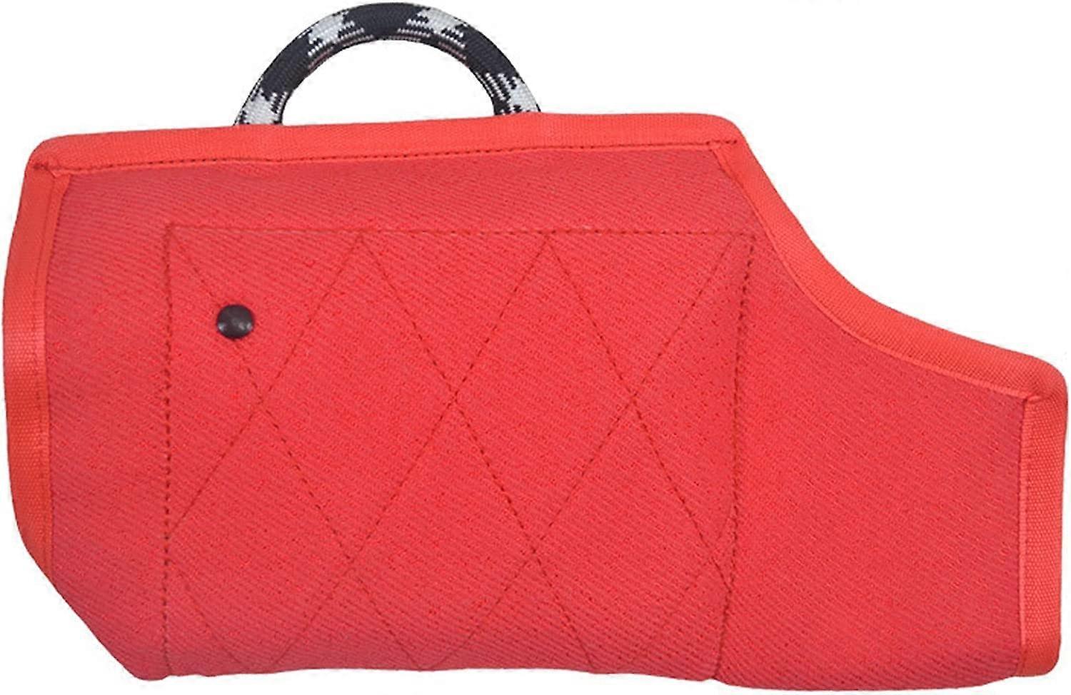 Protection Anti-Bite Sleeve for German Shepherd Training, Thick Tear-Resistant Flutter Sleeve, Red 51cm x 30cm