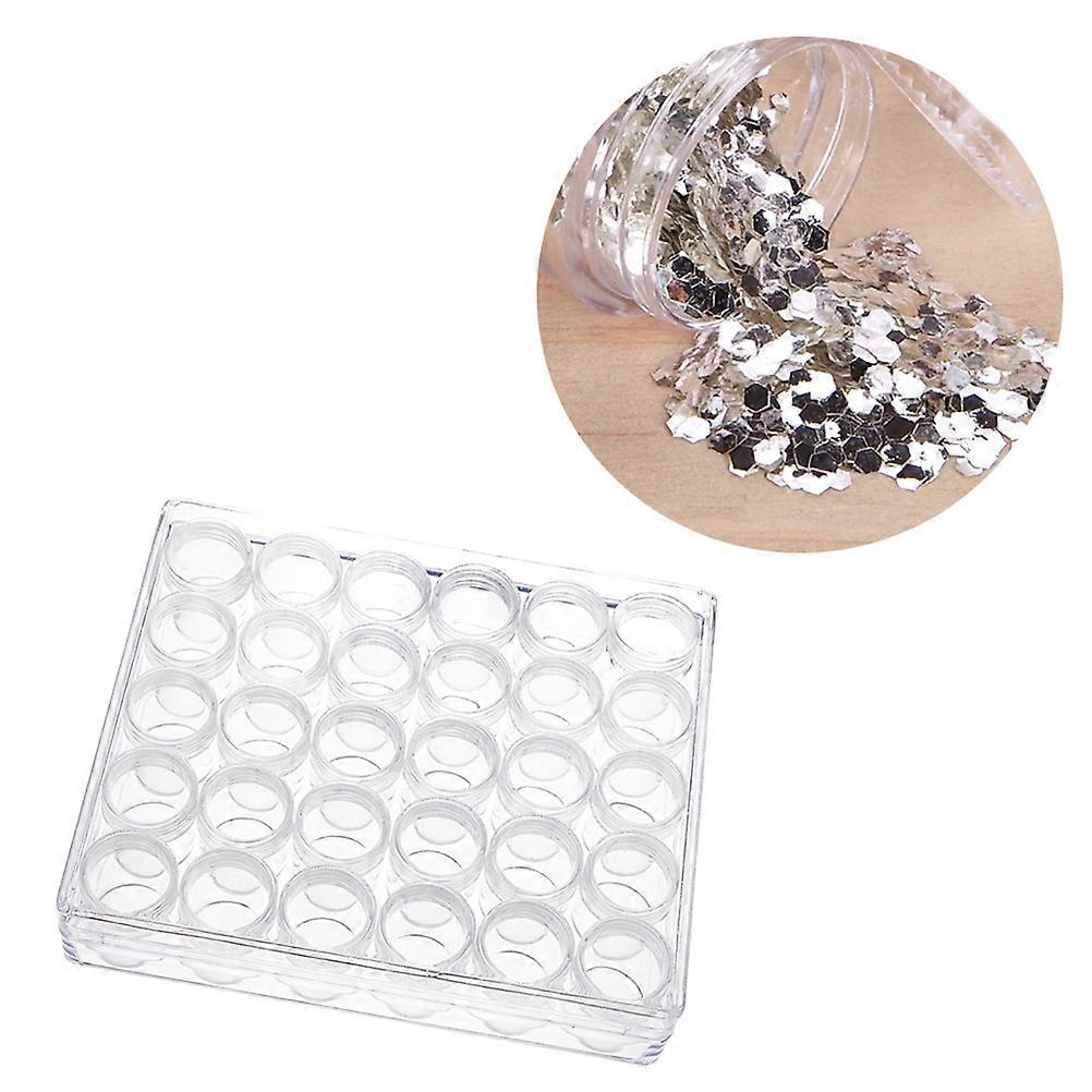 Nail Art Tools Storage Box Travel Cream Storage Rectangular Box 30 Girds 1Set