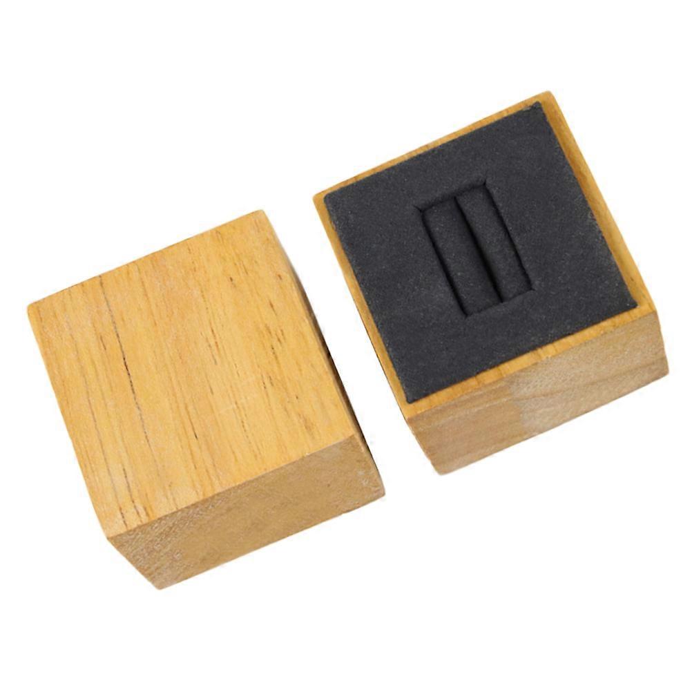 Jewelry Display Stand Dark Grey Ring Storage Simple and Practical Design 5x5x4.5cm 1Pack