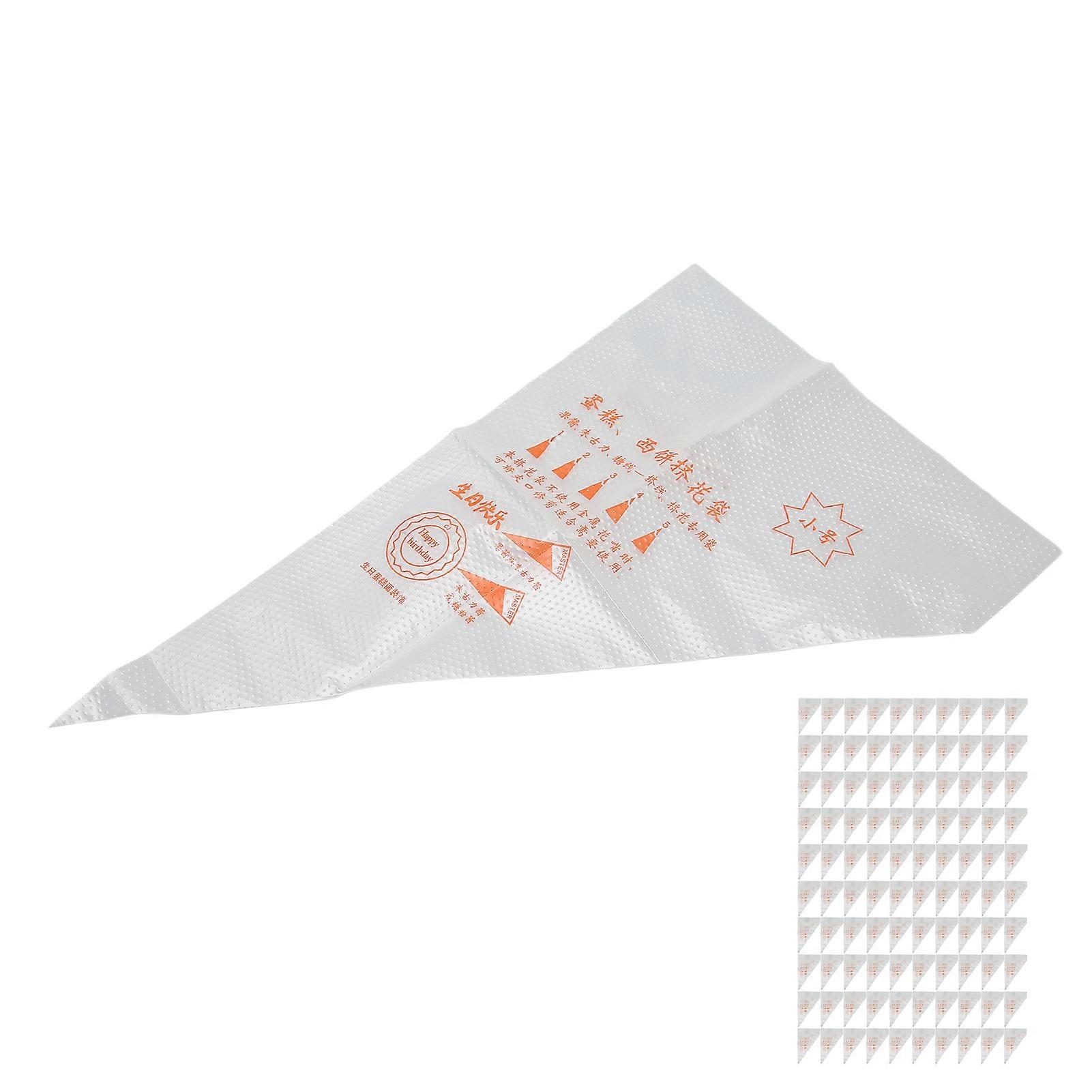 100pcs Disposable Piping Bags Set Multifunctional DIY Lip Glaze Dispensing Tools