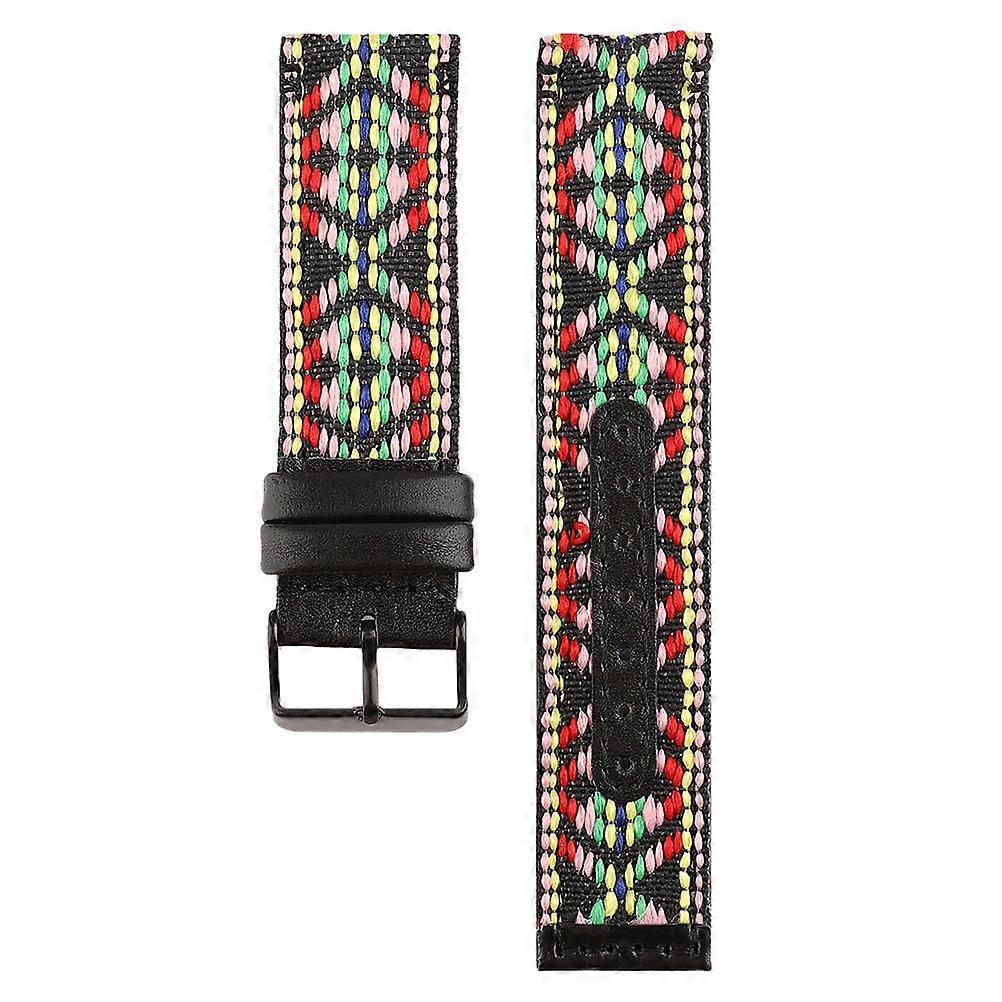 It sounds like you're describing a product listing or trying to craft a compelling product title or description for an ethnic style PU watch strap.