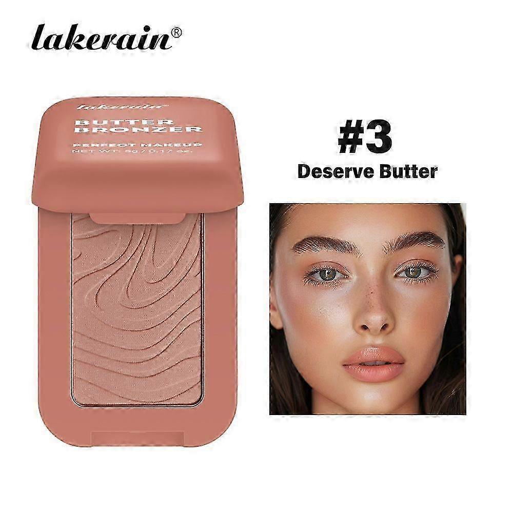 Matte Buttermelt Bronzer, Longwear Face Makeup with Up to 12 Hours of Wear, Bronzed Shimmer, Soft Matte Bronzer, Contour Palette Powder for Face