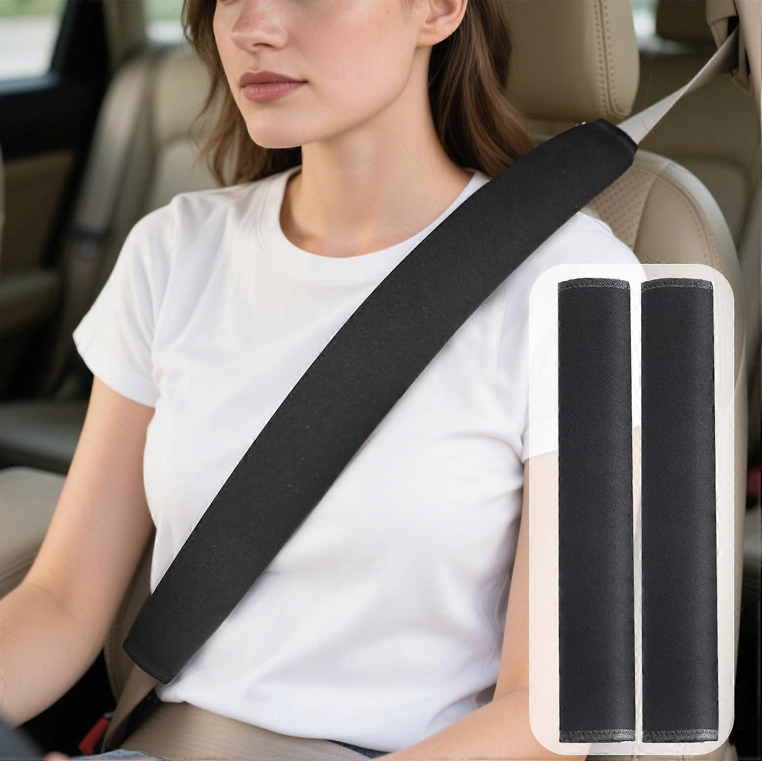2025 Verbesserte extra lange Auto-Sicherheitsgurtabdeckung, 2er-Pack 19,7-Zoll-Sicherheitsgurtabdeckungspolster für ultimatives komfortables Fahrerlebnis, S