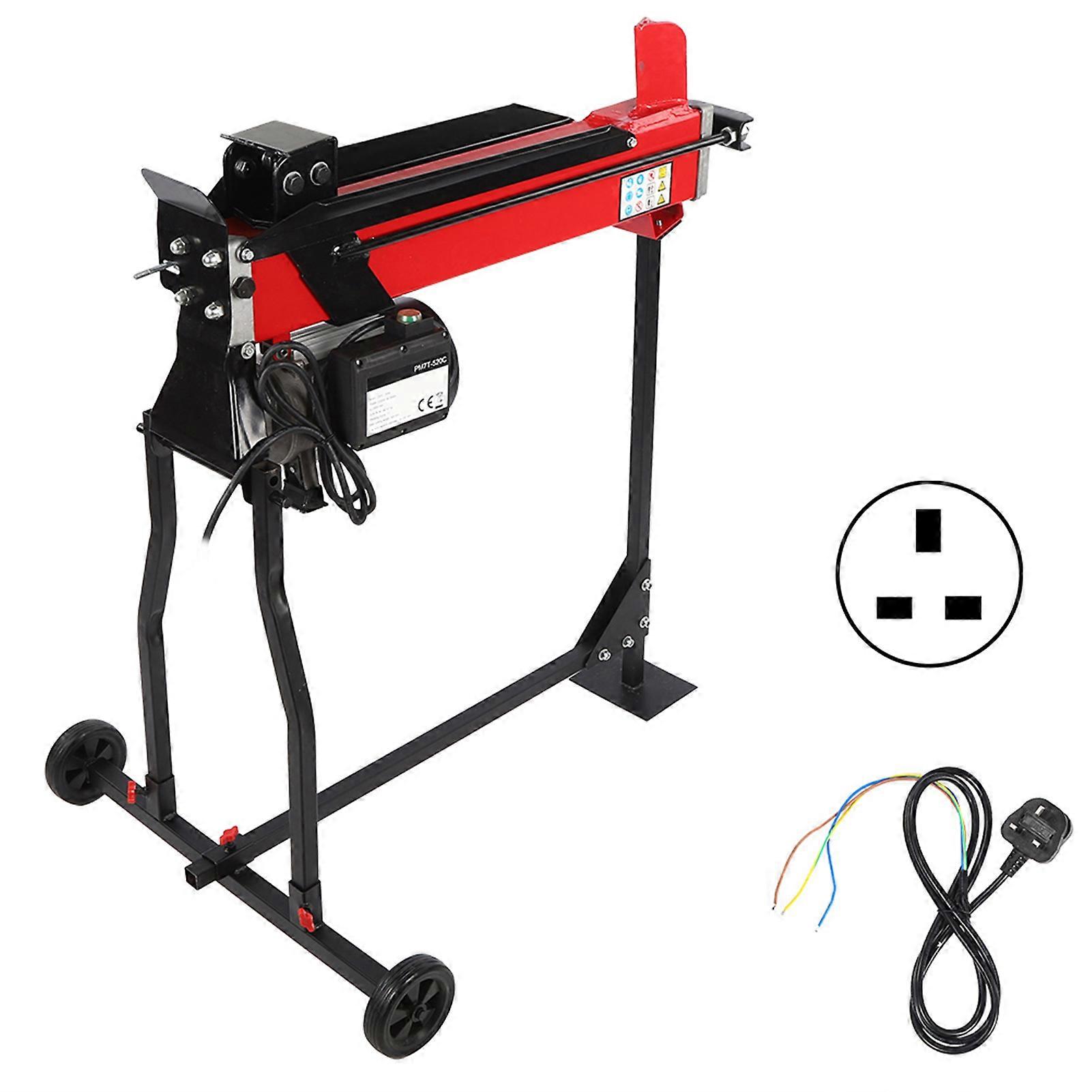 Hydraulic Wood Splitters 7 Ton Electric Log Cutting Machine 2200W 15A PM7T-520