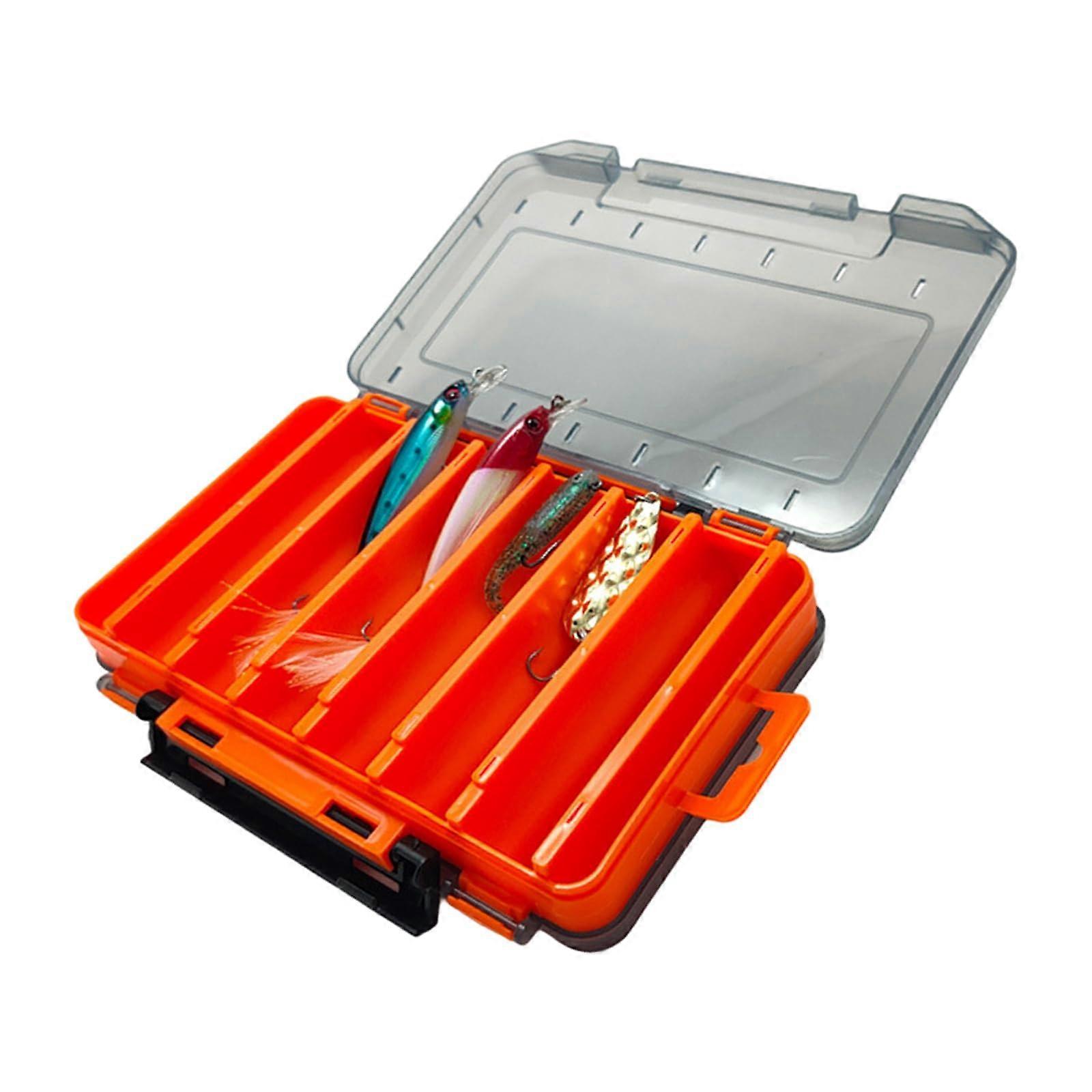 Doublesided Fishing Tackle Box Bait Hook Organizers Jig Head Spinner Hook Bait Tool Case Fishing Bait Container Jig Head Spinner Hook Bait Tool Case