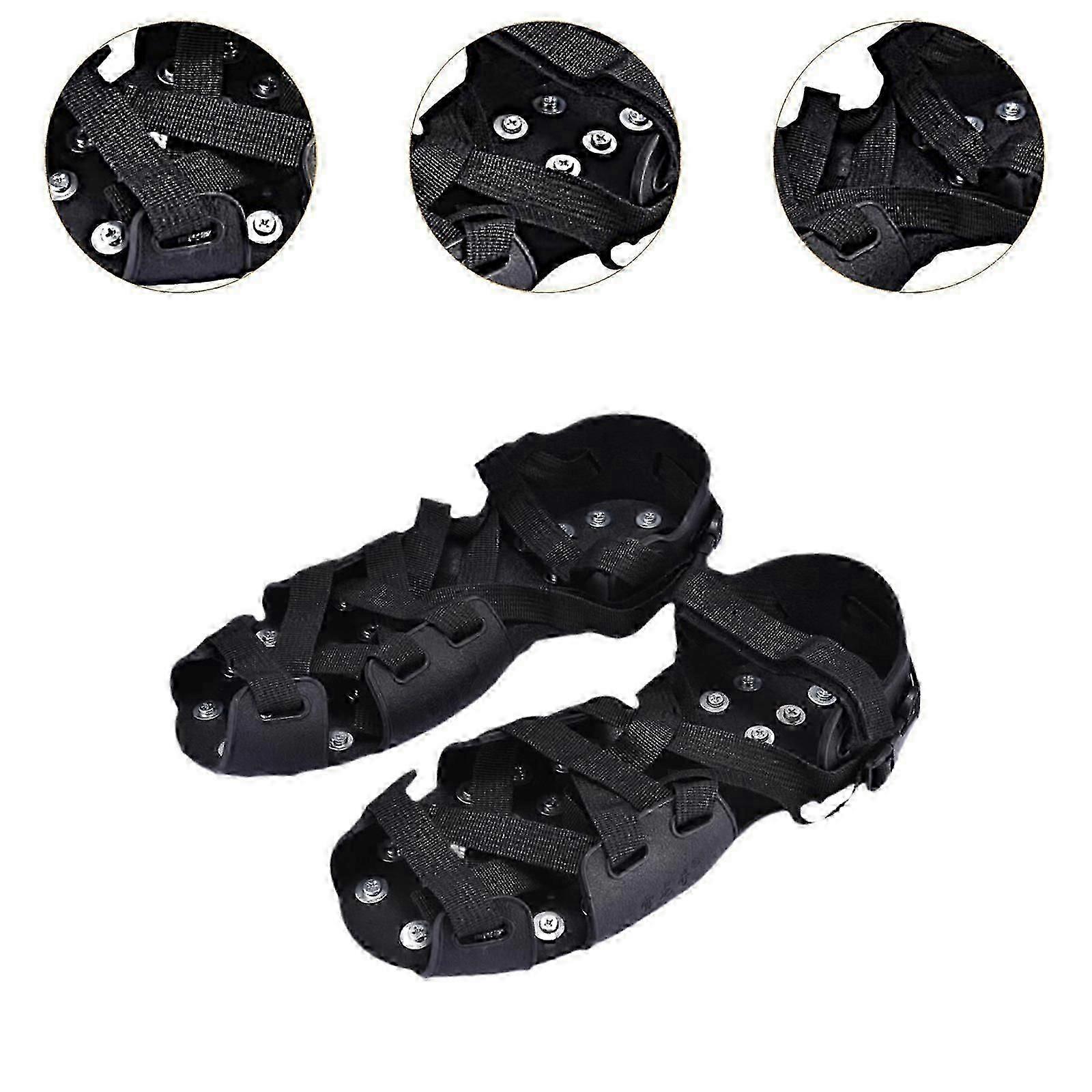 2025 Latest Model Lawn Aerator Shoe Covers Ice Crampons for Outdoor Activities