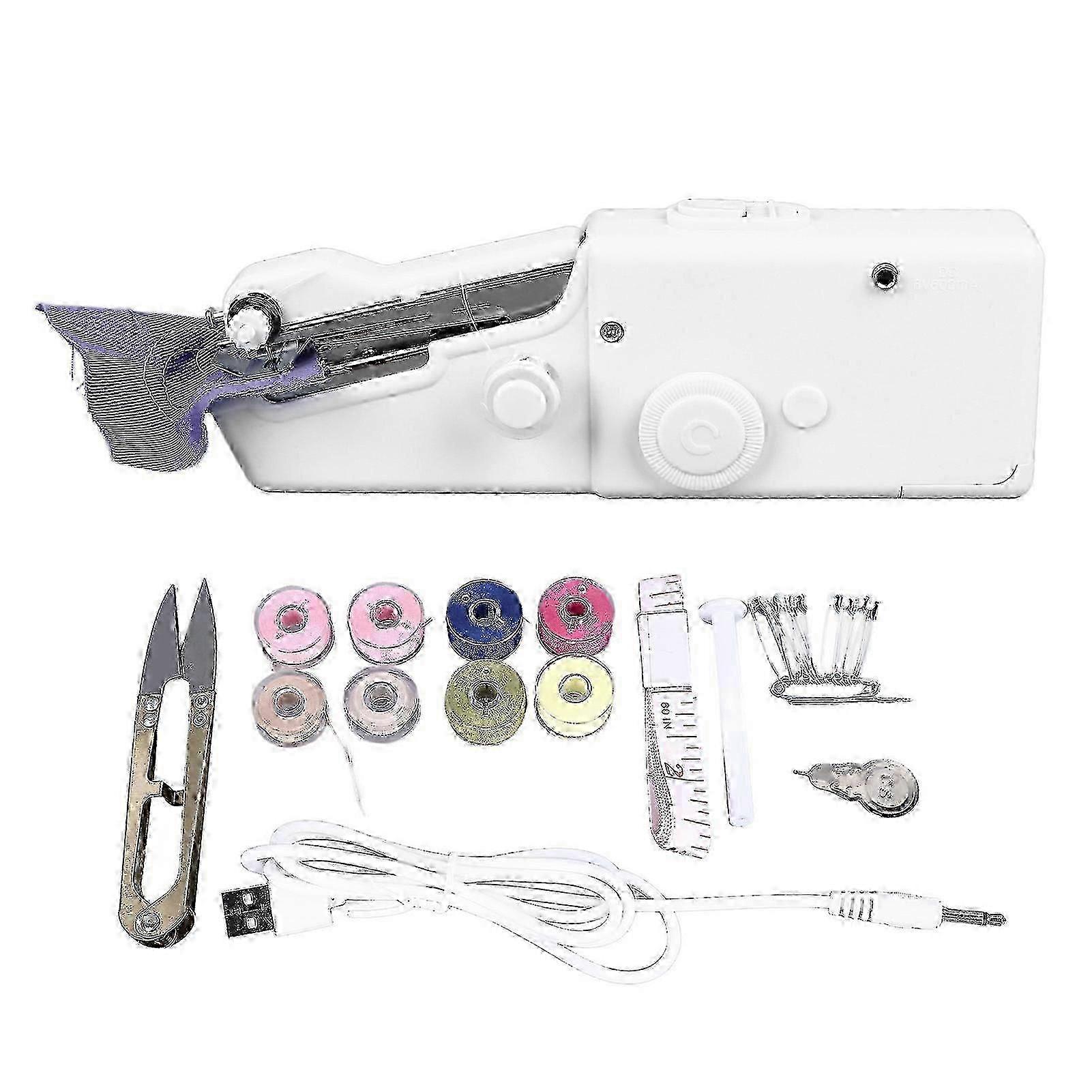 Portable Mini Handheld Electric Sewing Machine for Quick Sewing - Ideal for Home & Travel Convenience