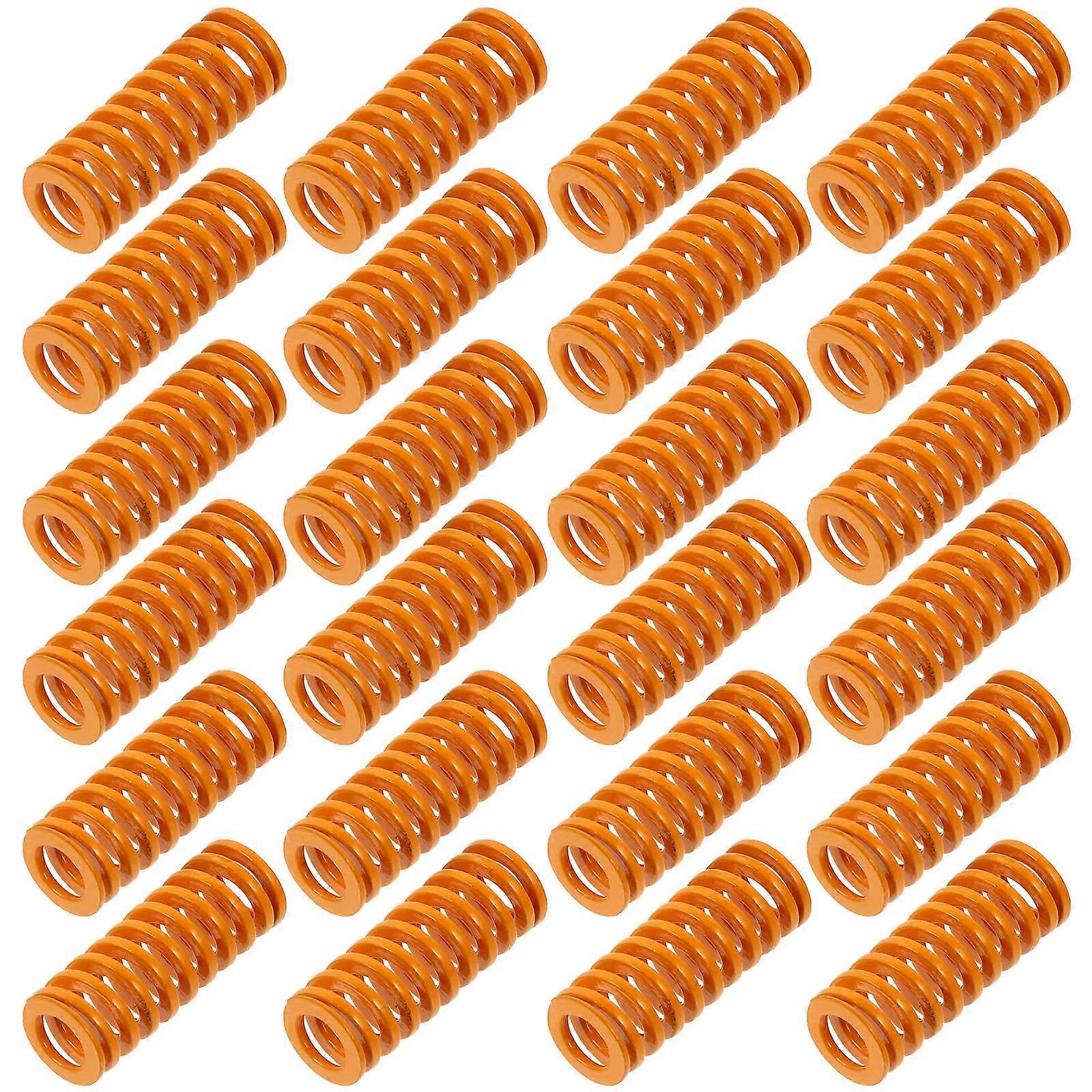 Durable Orange Steel Printer Springs for 3D Heated Bed Leveling 20 Pcs