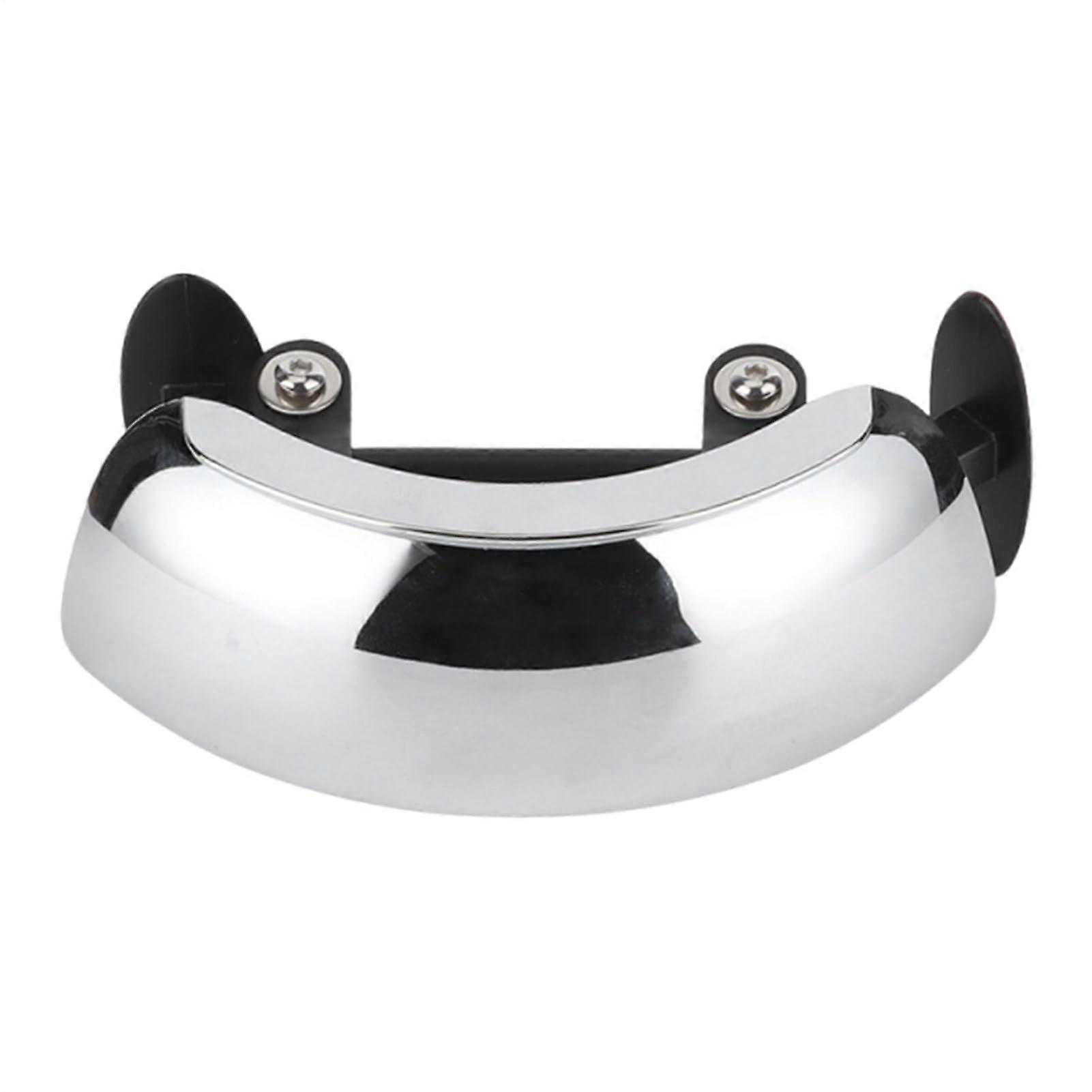 Motorcycle Blind Spot Mirror, Flat Design Motorcycle Mirror, Windscreen Mounting with Clear View for Safer Driving