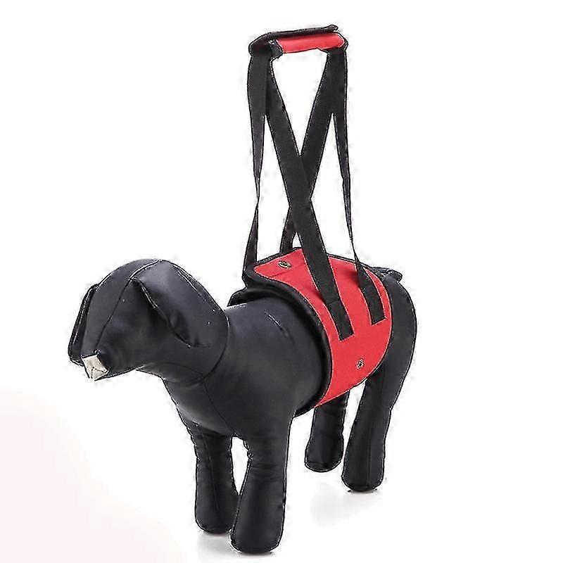 Dog Sling For Rear Legs Helps Elderly Dogs With Reduced Mobility, Dog Support Dog Lift Harness, Dog Lifter For Arthritis RED L