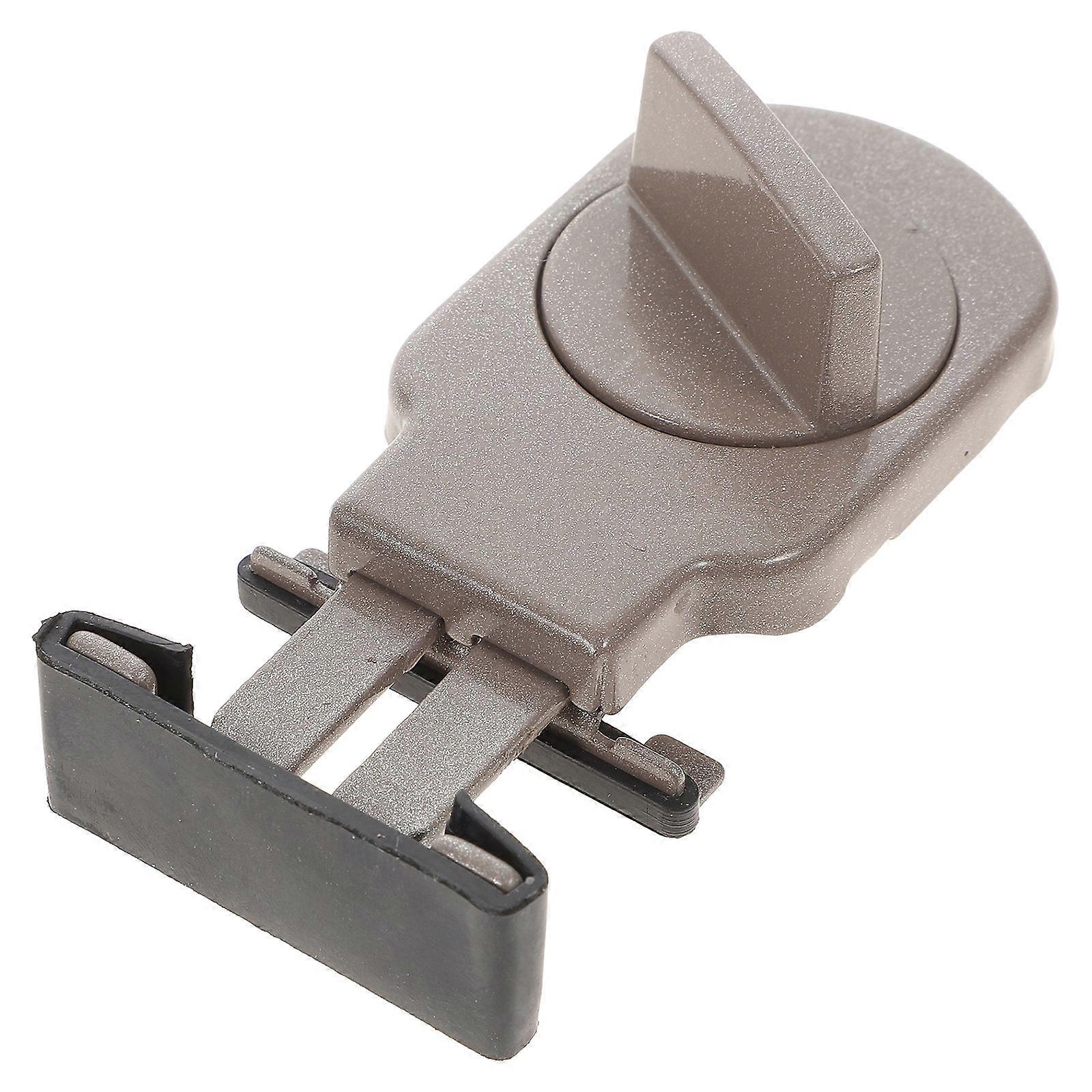 Adjustable Sliding Lock Child Proof Lock For Windows Brown Non-Slip Rubber Pad 1Pack