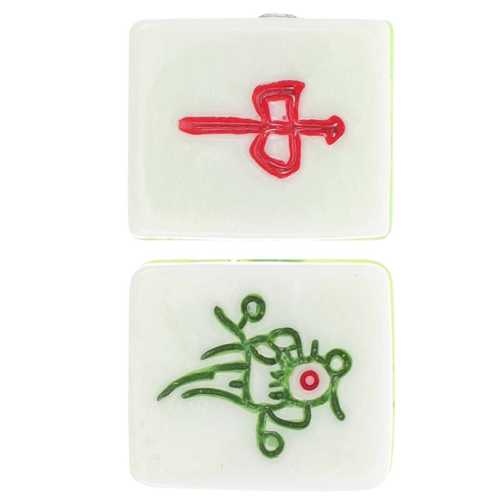 Agrafe de păr drăguțe Accesorii pentru fete Agrafe de păr decorative Mahjong simulate Culoare asortată 2Pcs pentru logodnă de întâlniri