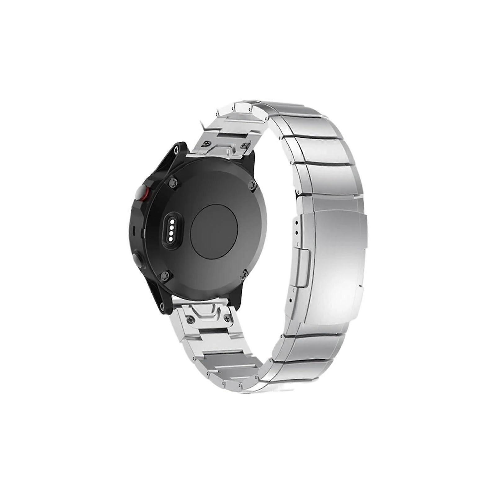 26mm Titanium Strap for Garmin Fenix 6 6X 7 5 5X 3 Forerunner 945 935 Silver 22mm