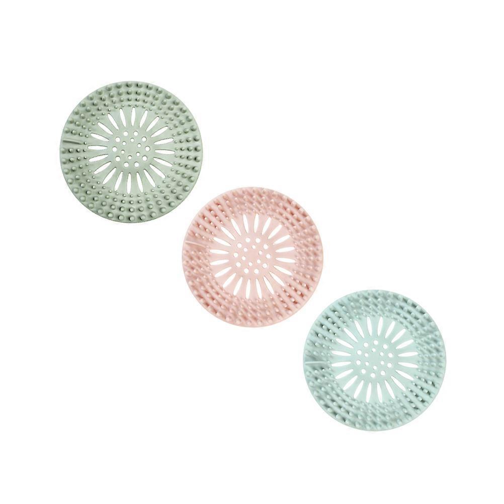 Sink Strainer Bathroom Use Scandinavian Style Material Square Shape Drainage Trap 13.00X13.00X1.00CM 2Pcs