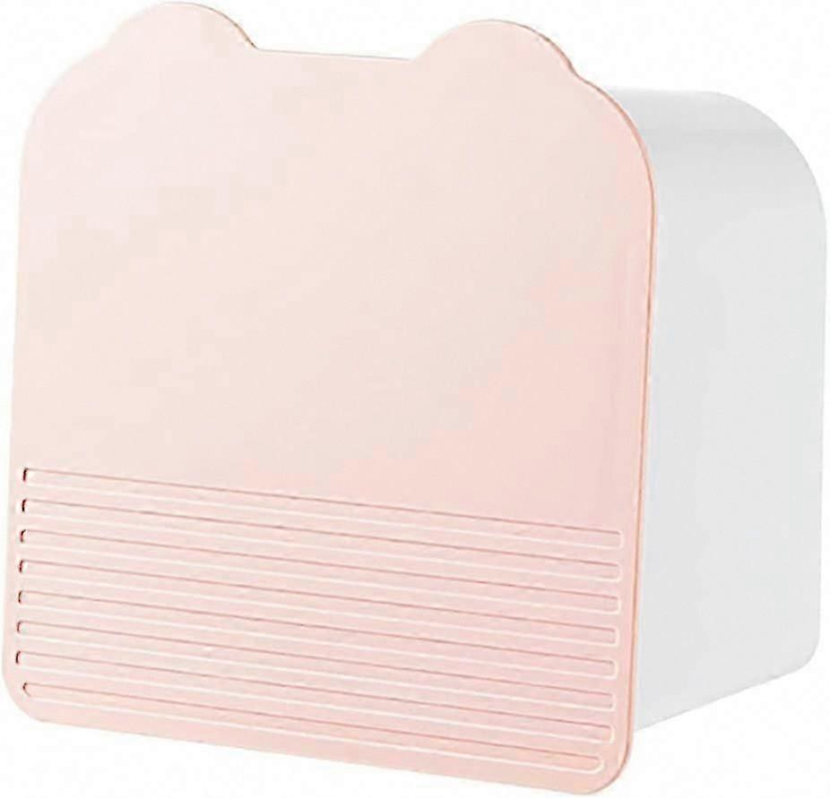 Plastic Bathroom Storage Box with Compartments for Cosmetics and Organizing