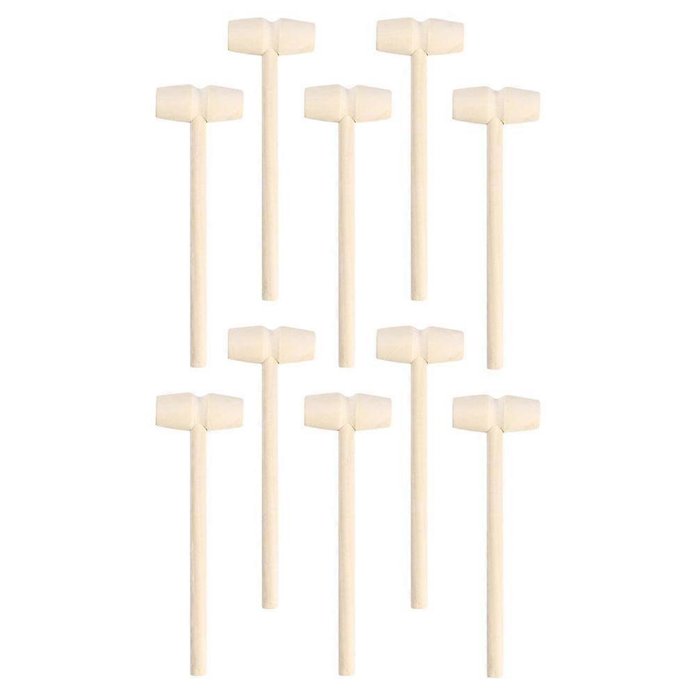 20pcs Mini Wooden Hammer Educational Toy for Boys Promotes Hand Eye Coordination Dexterity Development Creative Early Learning Tool