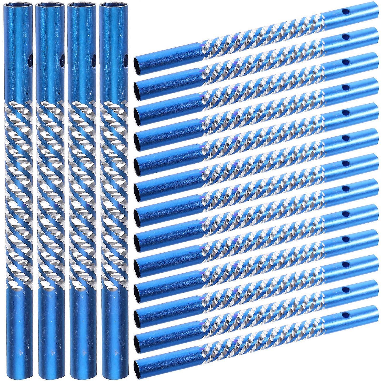 Blue Metal Wind Chime Tubes for DIY Crafts with Fine Workmanship and Durable Pieces