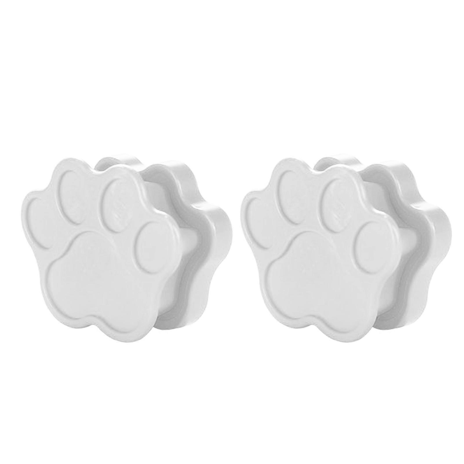 2 Pieces Dog Pad Holders White Or Yellow Holders For Most Size Wee Wee Pad Pee Pad Holders With Strong Adhesive Magnets White Or