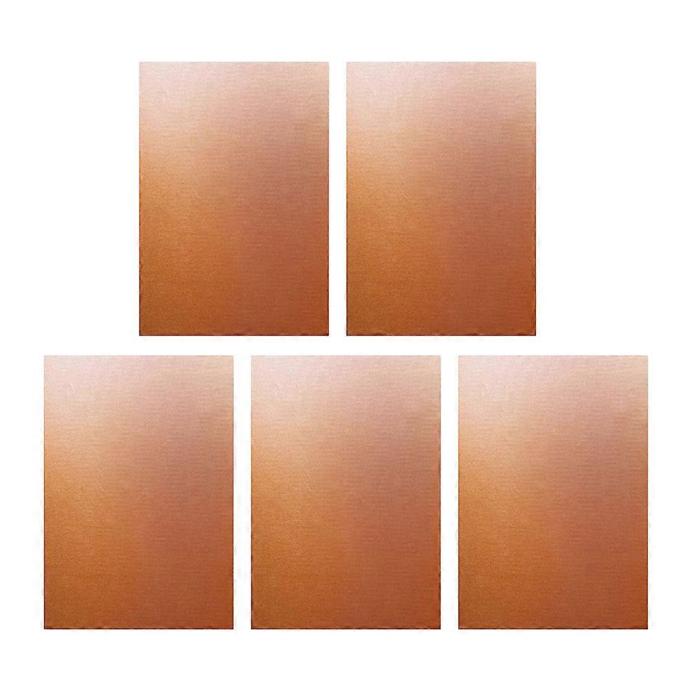 Chocolate Heat Resistant Baking Oil Pads for BBQ with Glass Fiber Material 5 Pieces
