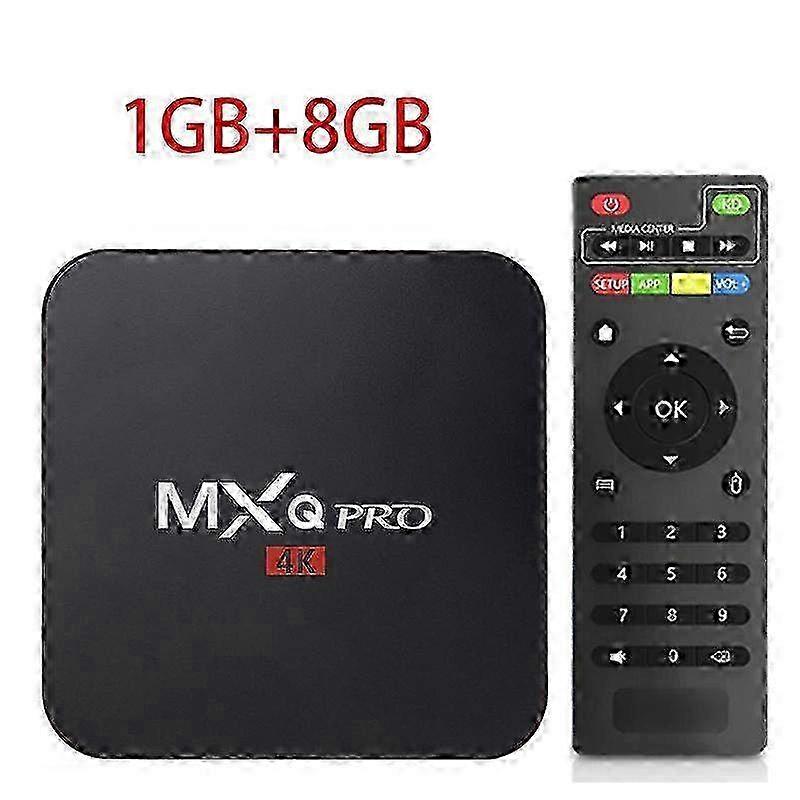 MXQpro 4K Ultra HD Smart TV Box with Android 9.0 Rockchip RK3066 Processor Dual Band 2.4G/5G Wi-Fi and 3D Video Support - Home Theater Set-T