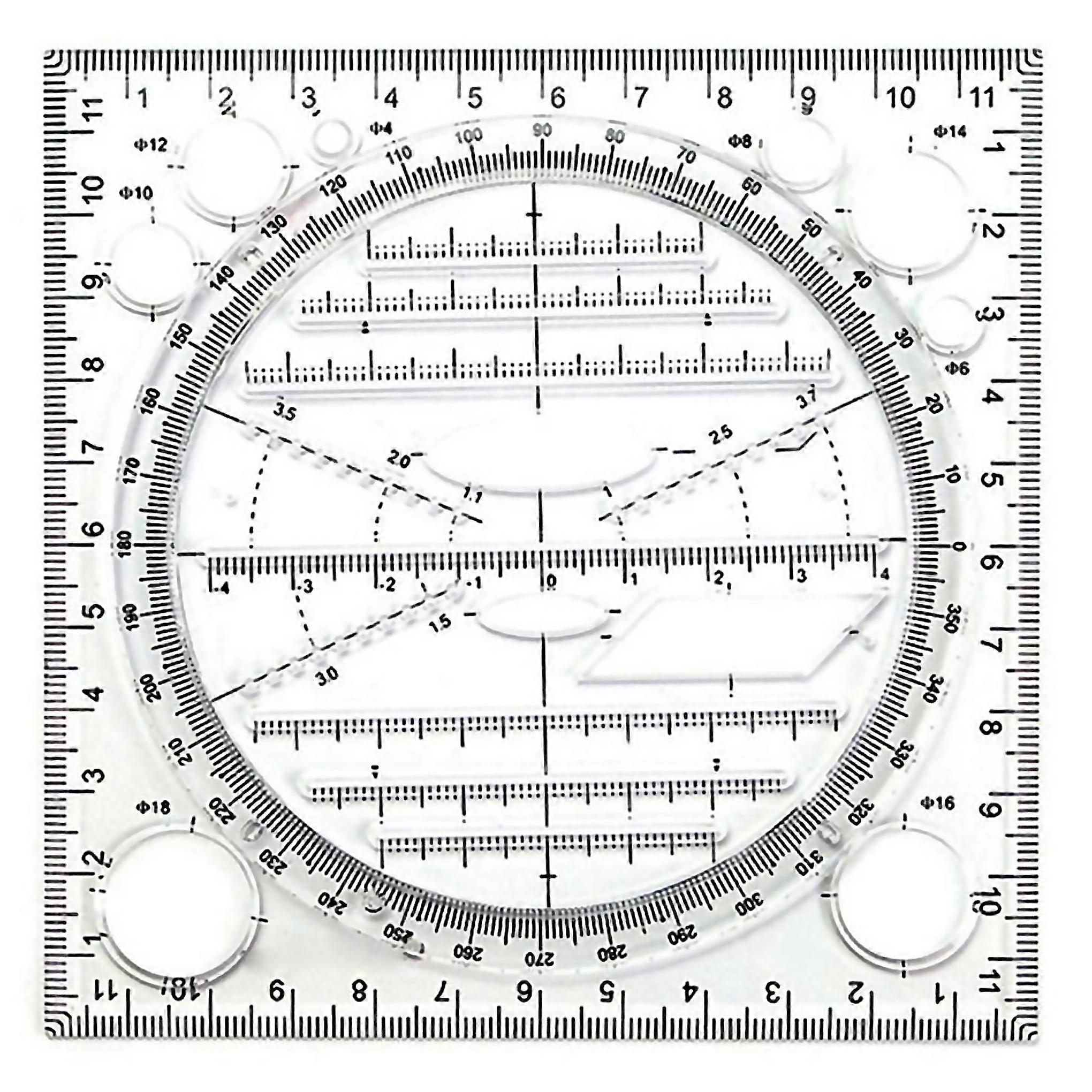 For Multifunctional Circle Drawing Template Geometric Drawing Tool
