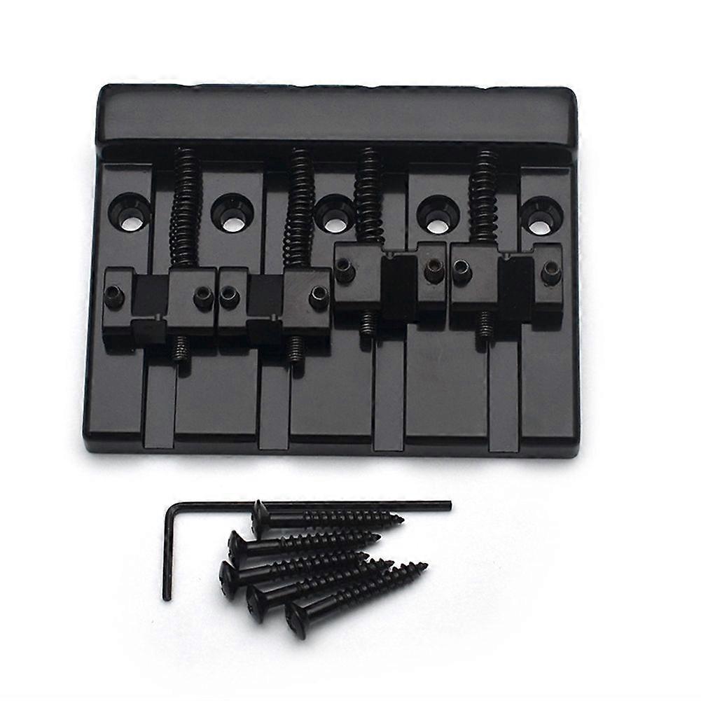 Vintage 4 String Bass Bridge 82.3x63.5MM String Bottom Black