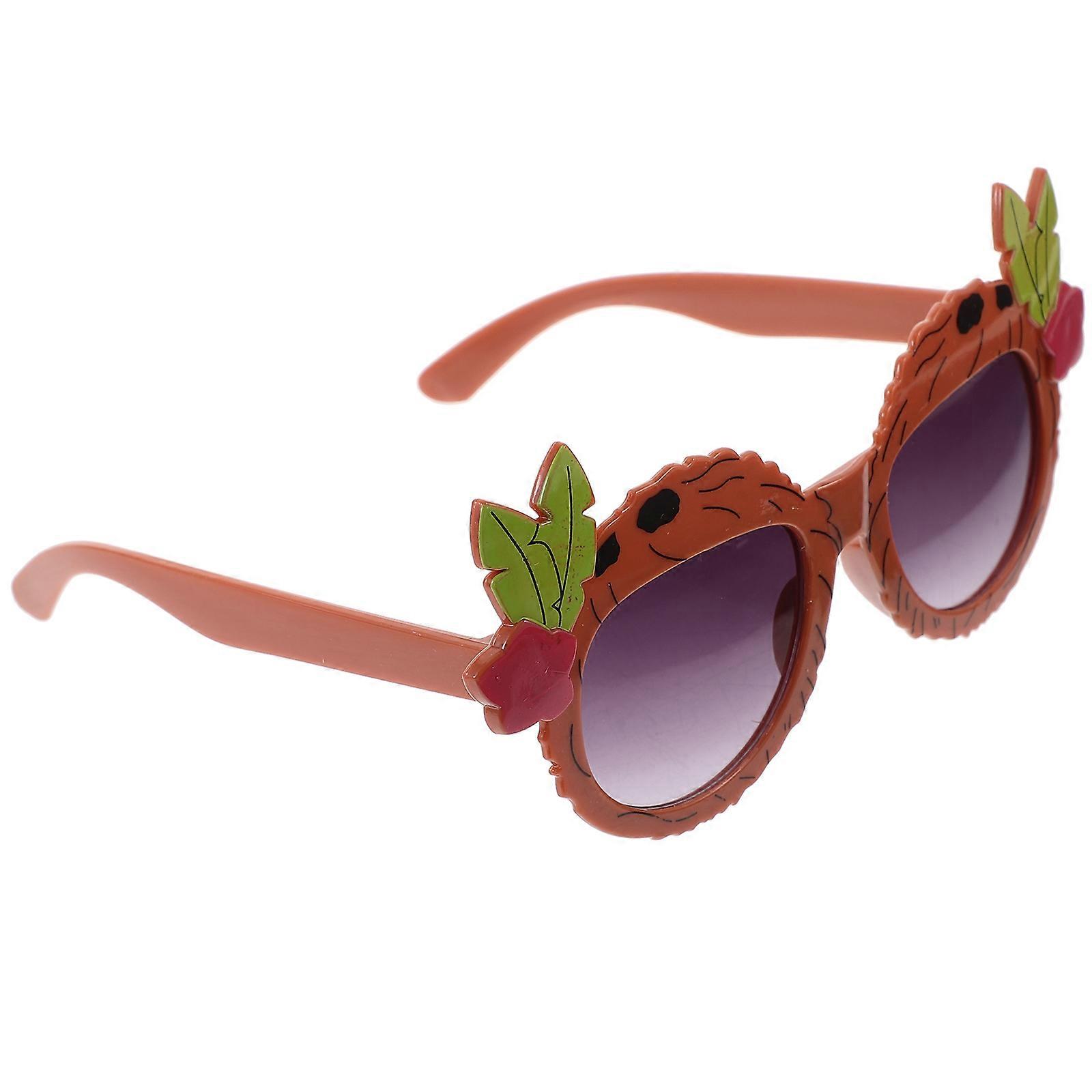 Tropical Themed Sunglasses Ideal For Photo Prop During Hawaiian Festivals Suitable For All Ages 2 Pairs