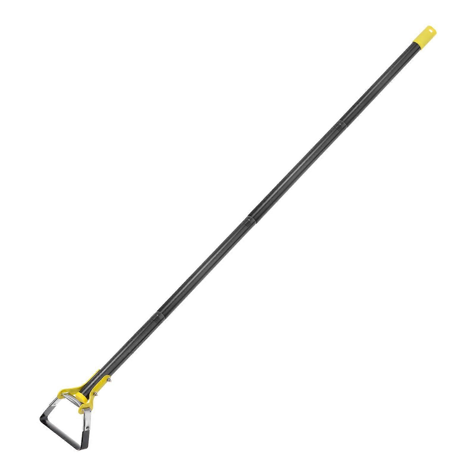 Hula Hoe Garden Tool 1559 Inch Adjustable Loop Weeding Gardening Hoe Long Handle Hand Action Weed Tool for Garden Weeding Sowing Black and Yellow