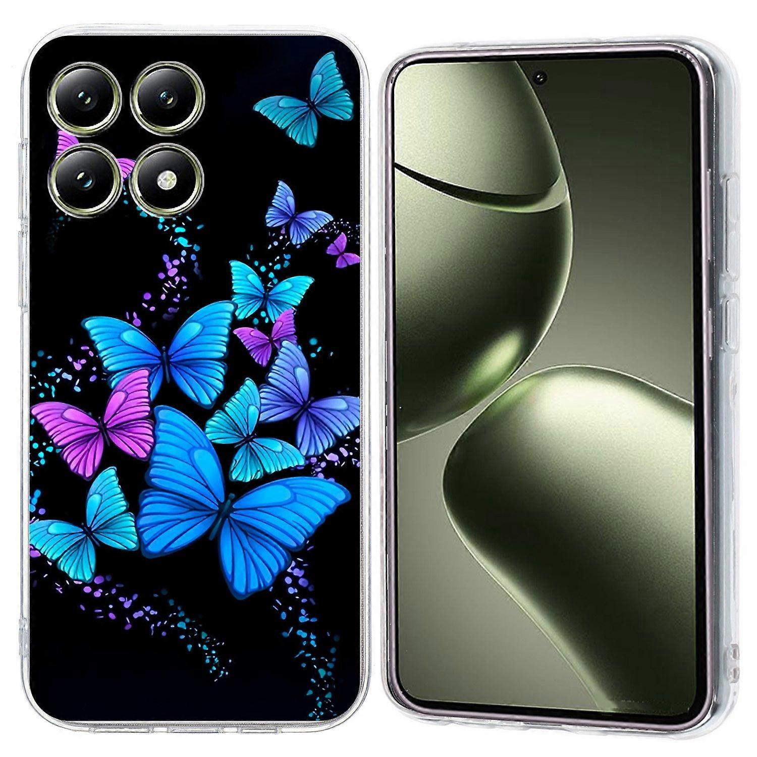 For Xiaomi 14T Pro Case Pattern Printing Shockproof Soft TPU Phone Cover