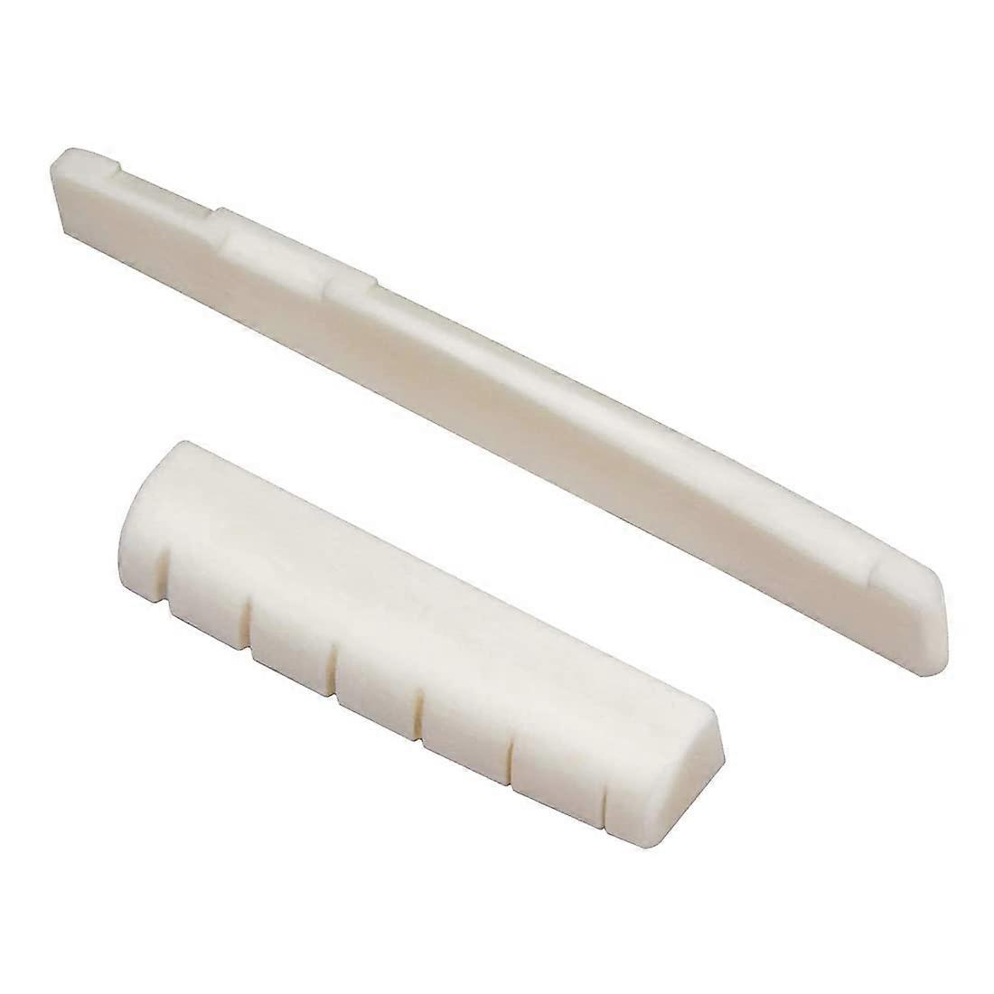 Guitar Leg Bridge for Acoustic and Classical 6 String Guitars, Durable Wood Material, Set of 2, Adjustable Height