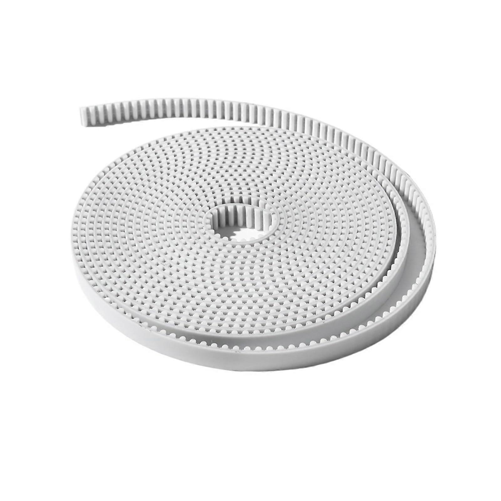 10 Meter Timing Belt  White HTD 5M OpenEnd Belt Width 10/12/15/20/25/30/50 mm Polyurethane with Steel Core HTD 5M Belt Bycdj (6 Meters, White40MM)