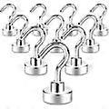 10 magnetic hooks - strong magnet hooks over 5 kg